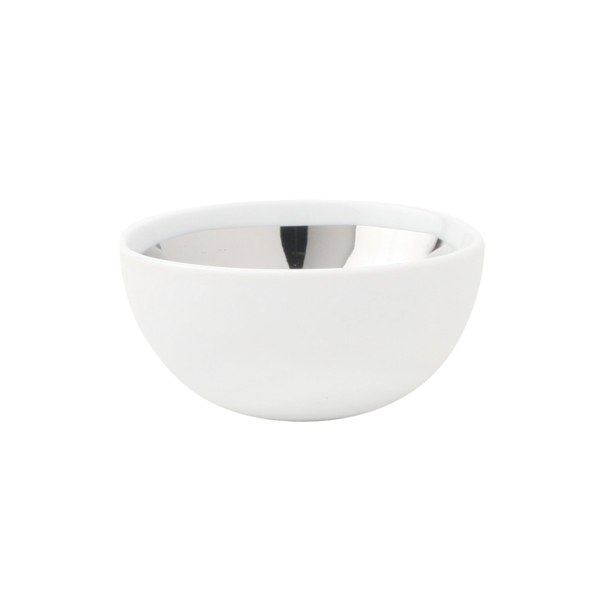 Dauville Platinum Metallic Porcelain Accented Bowls Canvas Home Accent Bowl, Accent Bowls, Appetizer Bowl, Bowls, Dauville, Dauville Collection, Jewelry Bowl, Jewelry Holder, Metallic Accent, Platinum, Platinum Metallic Accent, Porcelain, Serving Bowl, Serving Bowls, White, White & Platinum, White Porcelain