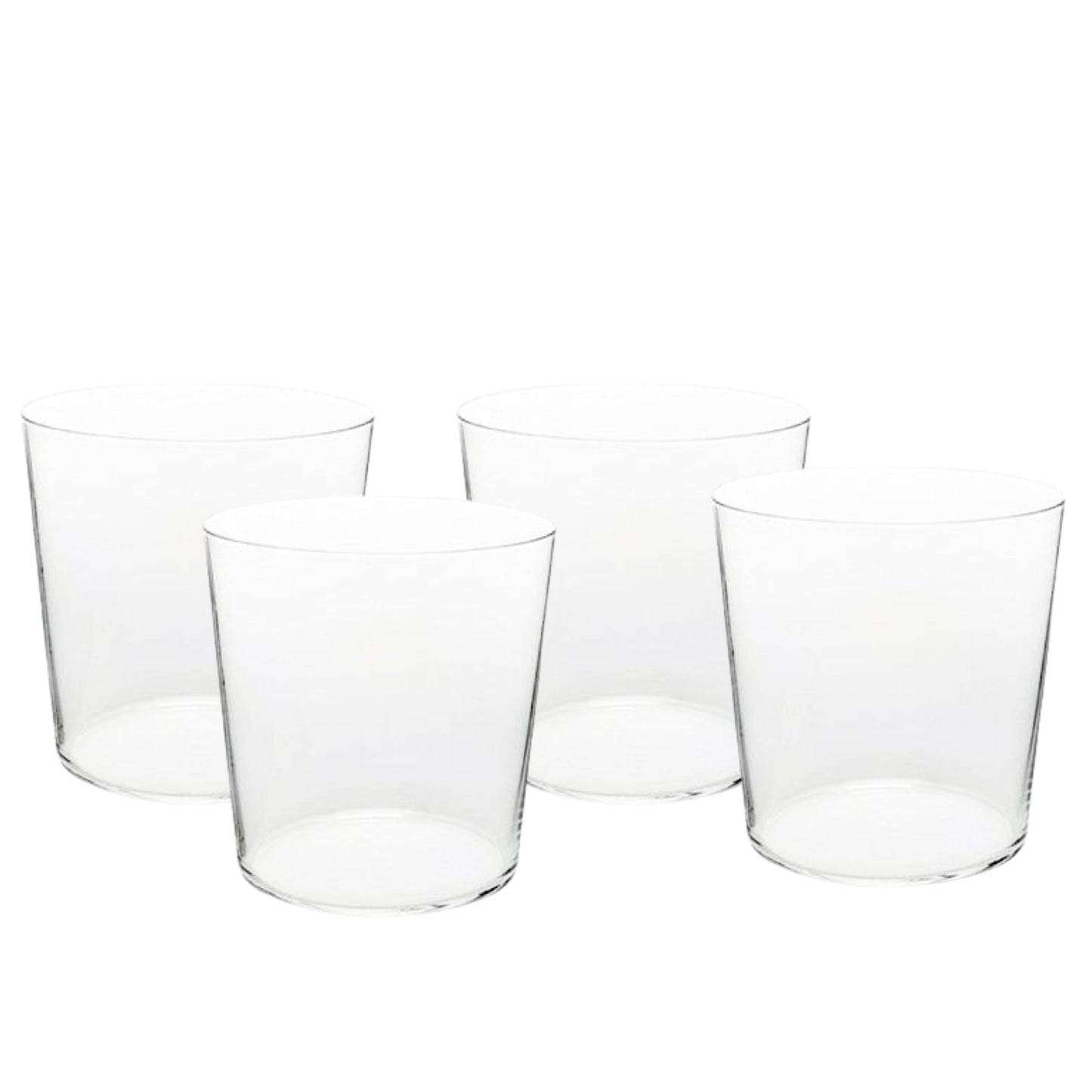 Spanish Short Beer Glass, Set of 4 Canvas Home Beer, Beer Glass, Clear, Glass, Glassware, Set of 4, Soda Lime Glass, Soda Lime Glassware, Spanish Beer, Tumbler