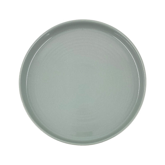 Reims Large Plate - Set of 4 - Pebble Canvas Home canvas home, contemporary dinnerware, dinner party, dinnerware, dinnerware sets, dish sets, family, Grey, Large, modern dinnerware, Place Setting, Plates, reims, simple dinnerware, tabletop, tableware