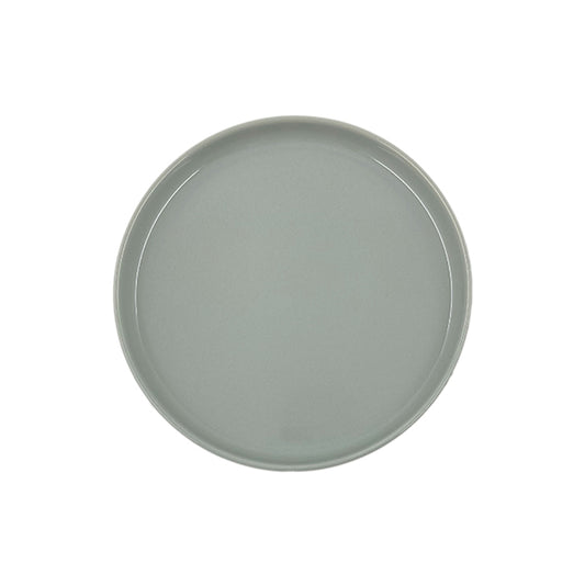 Reims Medium Plate - Set of 4 - Pebble Canvas Home canvas home, contemporary dinnerware, dinner party, dinnerware, dinnerware sets, dish sets, family, Grey, Large, modern dinnerware, Place Setting, Plates, reims, simple dinnerware, tabletop, tableware