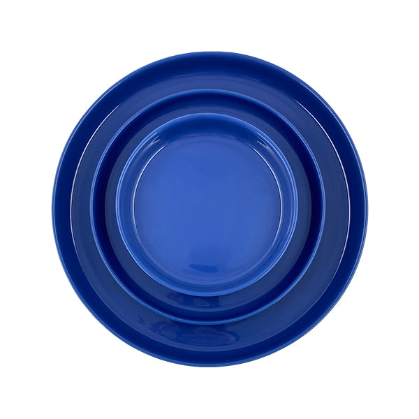 Reims Large Plate - Set of 4 - Mediterranean Canvas Home Blue, canvas home, contemporary dinnerware, dinner party, dinnerware, dinnerware sets, dish sets, family, Large, modern dinnerware, Place Setting, Plates, reims, simple dinnerware, tabletop, tableware