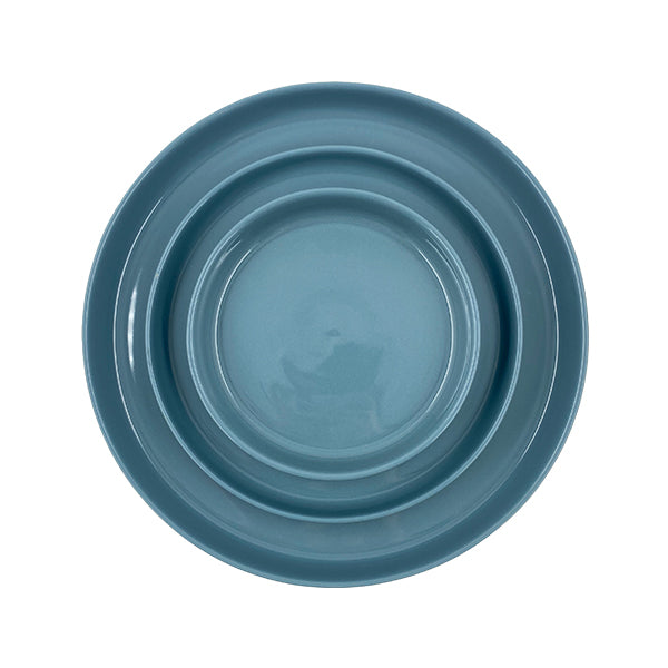 Reims Large Plate - Set of 4 - Atlantic Canvas Home Blue, canvas home, contemporary dinnerware, dinner party, dinnerware, dinnerware sets, dish sets, family, Large, modern dinnerware, Place Setting, Plates, reims, simple dinnerware, tabletop, tableware