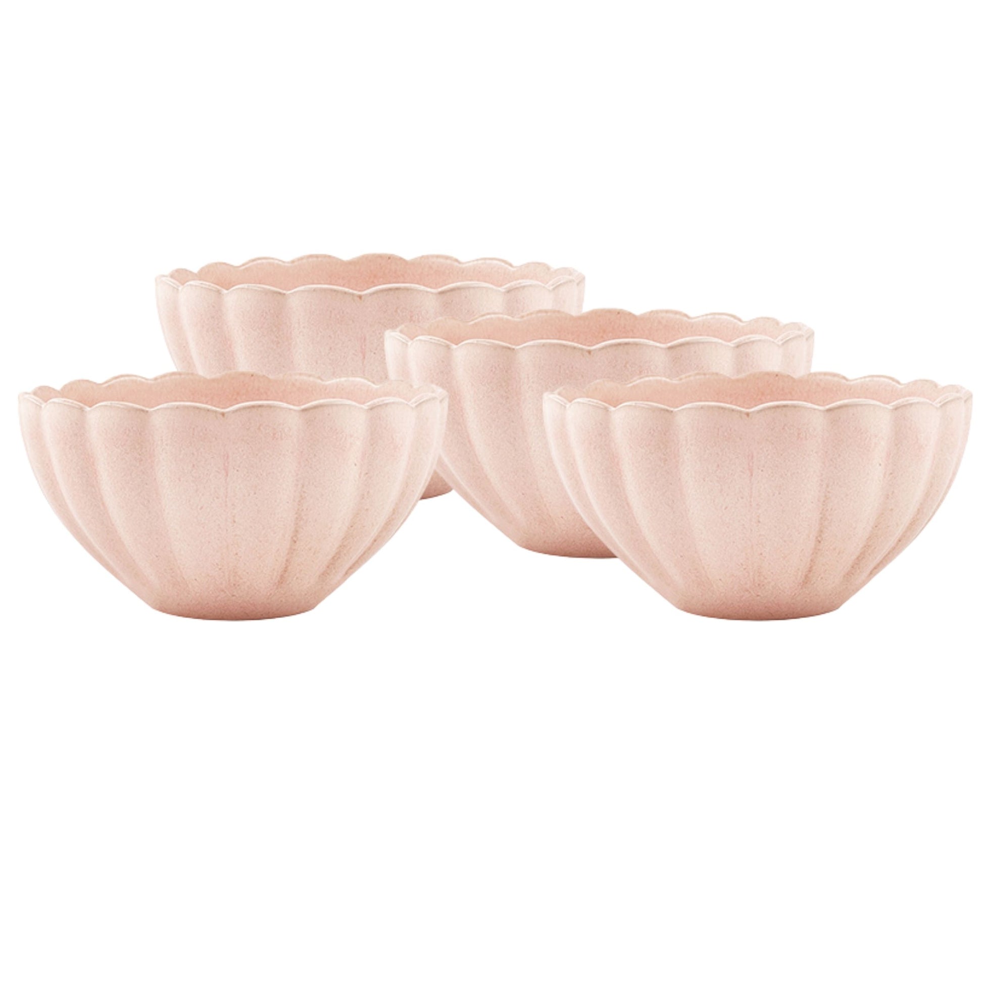 Lafayette Blush Stoneware Cereal Bowl, Set of 4 Canvas Home Bowls, Ellen DeGeneres, Lafayette, Pink, Portugal