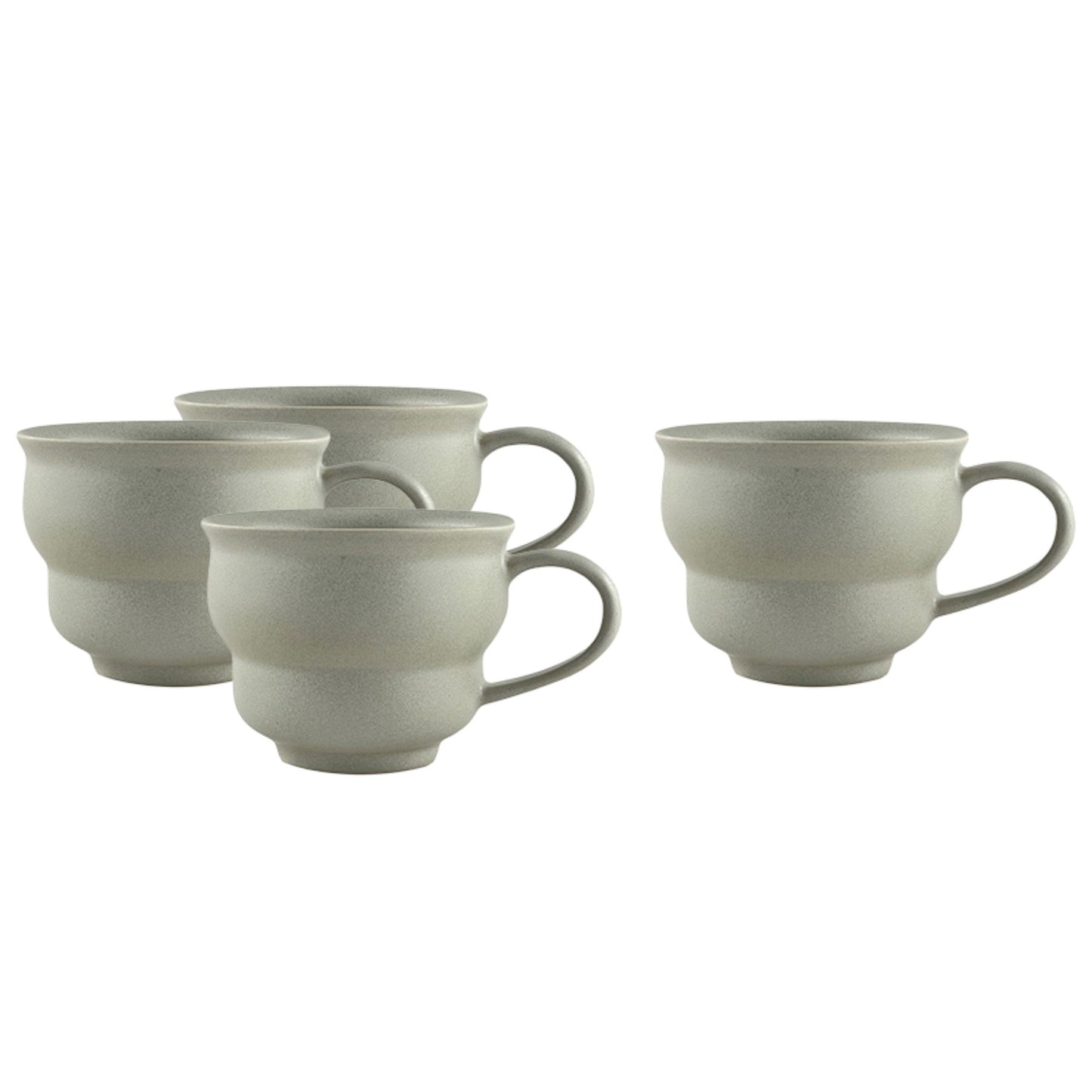 Lafayette Fog Stoneware Cup, Set of 4 Canvas Home Cups, ED Ellen DeGeneres, ED Ellen DeGeneres X Canvas Home, Ellen DeGeneres, Fog, Grey, Grey Cup, Grey Stoneware, Grey Stoneware Cup, Grey Stoneware Teacup, Grey Teacup, Lafayette, Lafayette Cup, Lafayette Fog, Lafayette Grey, Lafayette Grey Stoneware Cup, Lafayette Noir, Mugs + Cups, Portugal, Set of 4, Stoneware, Stoneware Cup, Teacup