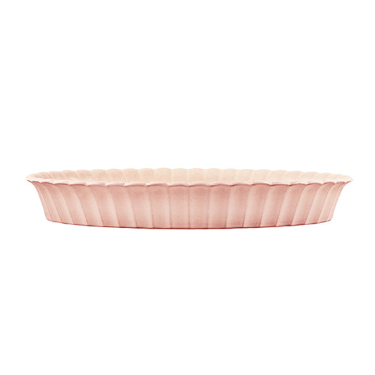 Lafayette Oval Blush Stoneware Baker Canvas Home Ellen DeGeneres, Lafayette, Pink, Portugal