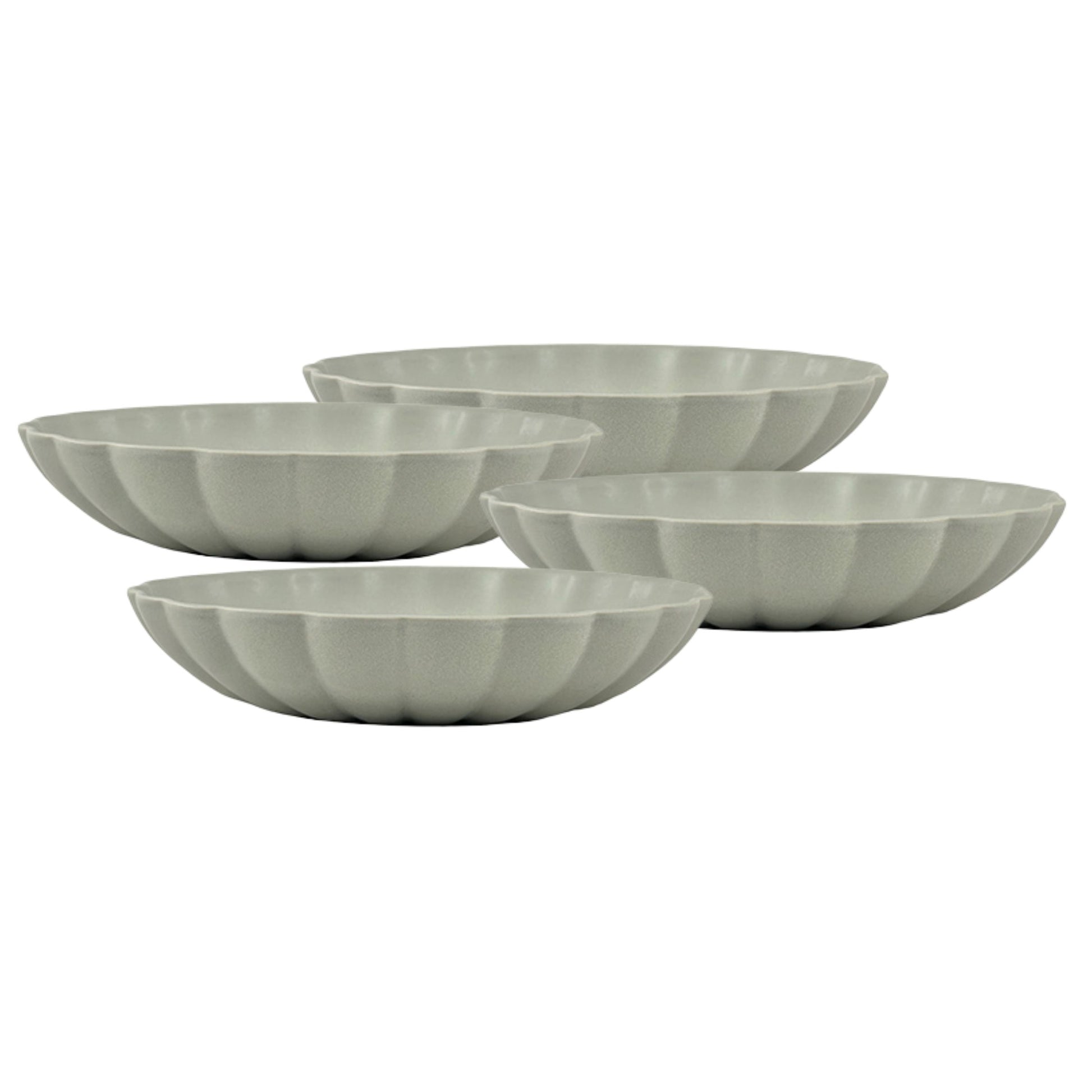 Lafayette Fog Stoneware Pasta Bowl, Set of 4 Canvas Home $100-$200, Bowls, Ellen DeGeneres, Grey, Lafayette, Portugal