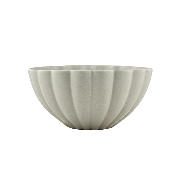 Lafayette Round Fog Stoneware Serving Bowl Canvas Home Bowls, Ellen DeGeneres, Grey, Lafayette, Portugal, Serving Bowls