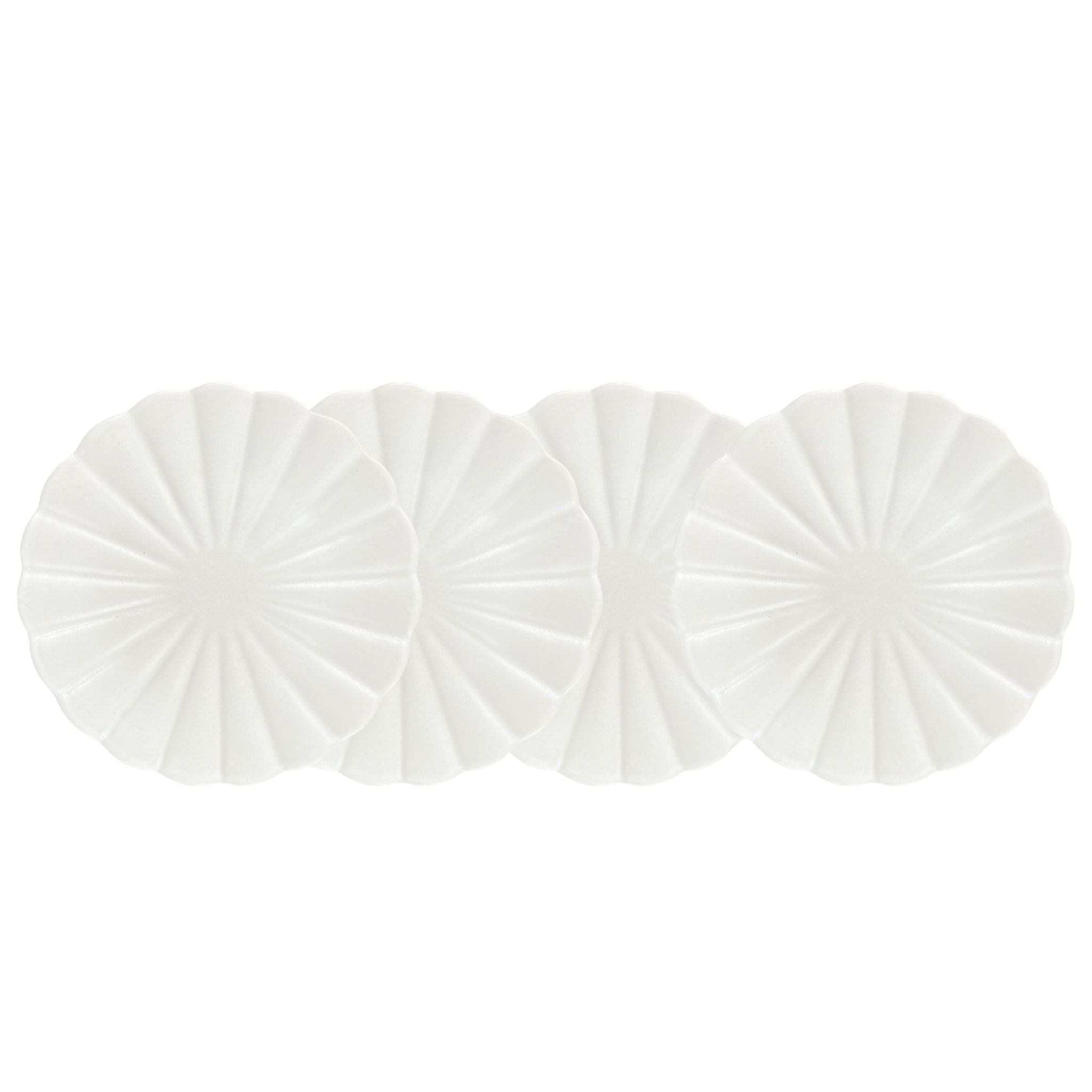 Lafayette Pearl White Stoneware Bread Plate, Set of 4 Canvas Home Ellen DeGeneres, Lafayette, Pearl White, Plates, Portugal, White