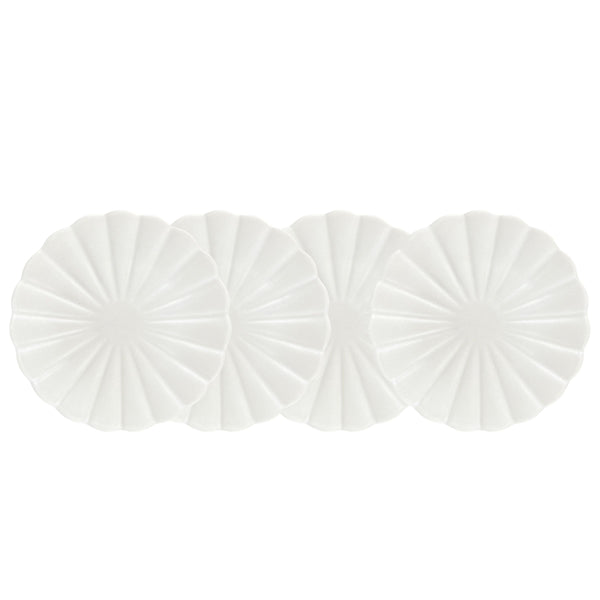 Lafayette Pearl White Stoneware Bread Plate, Set of 4 Canvas Home Ellen DeGeneres, Lafayette, Pearl White, Plates, Portugal, White