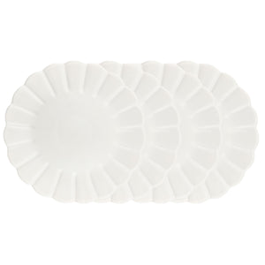 Lafayette Pearl White Stoneware Dinner Plate, Set of 4 Canvas Home Dinner Plates, Ellen DeGeneres, Lafayette, Plates, Portugal, White