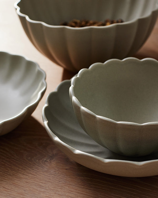 Lafayette Fog Stoneware Pasta Bowl, Set of 4 Canvas Home $100-$200, Bowls, Ellen DeGeneres, Grey, Lafayette, Portugal