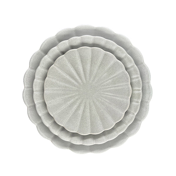 Lafayette Fog Stoneware Dinner Plate, Set of 4 Canvas Home Dinner Plates, Ellen DeGeneres, Fog, Fog Scalloped Dinner Plate, Fog Scalloped Dinnerware, Fog Scalloped Stoneware Dinner Plate, Grey, Grey Scalloped Dinner Plate, Grey Scalloped Dinnerware, Grey Scalloped Stoneware Dinner Plate, Grey Stoneware, Lafayette, Lafayette Fog, Lafayette Fog Stoneware Dinner Plate, Lafayette Grey, Lafayette Grey Stoneware Dinner Plate, Lafayette Stoneware Dinner Plate, Plates, Portugal, Scalloped, Scalloped Din