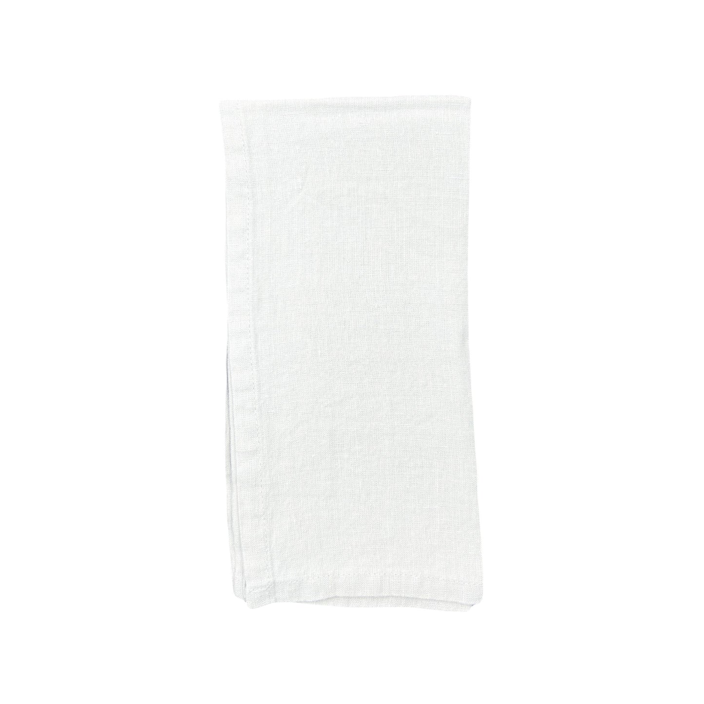 Stone Washed White Linen Napkin, Set of 4 Canvas Home Ellen DeGeneres, India, Lafayette, linen, Napkins, White