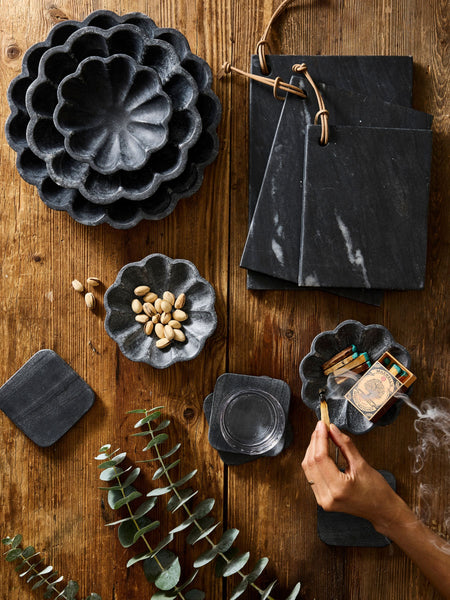 Catalina Black Marble 3 Piece Chopping Board Set