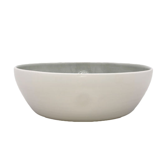 Pinch Large Salad Serving Bowl in Grey Canvas Home $30-$50, Bowls, canvas home, contemporary dinnerware, dinnerware, dinnerware sets, dish sets, Grey, handmade, Medium, mikasa dinnerware, new, Pinch, Serving Bowls