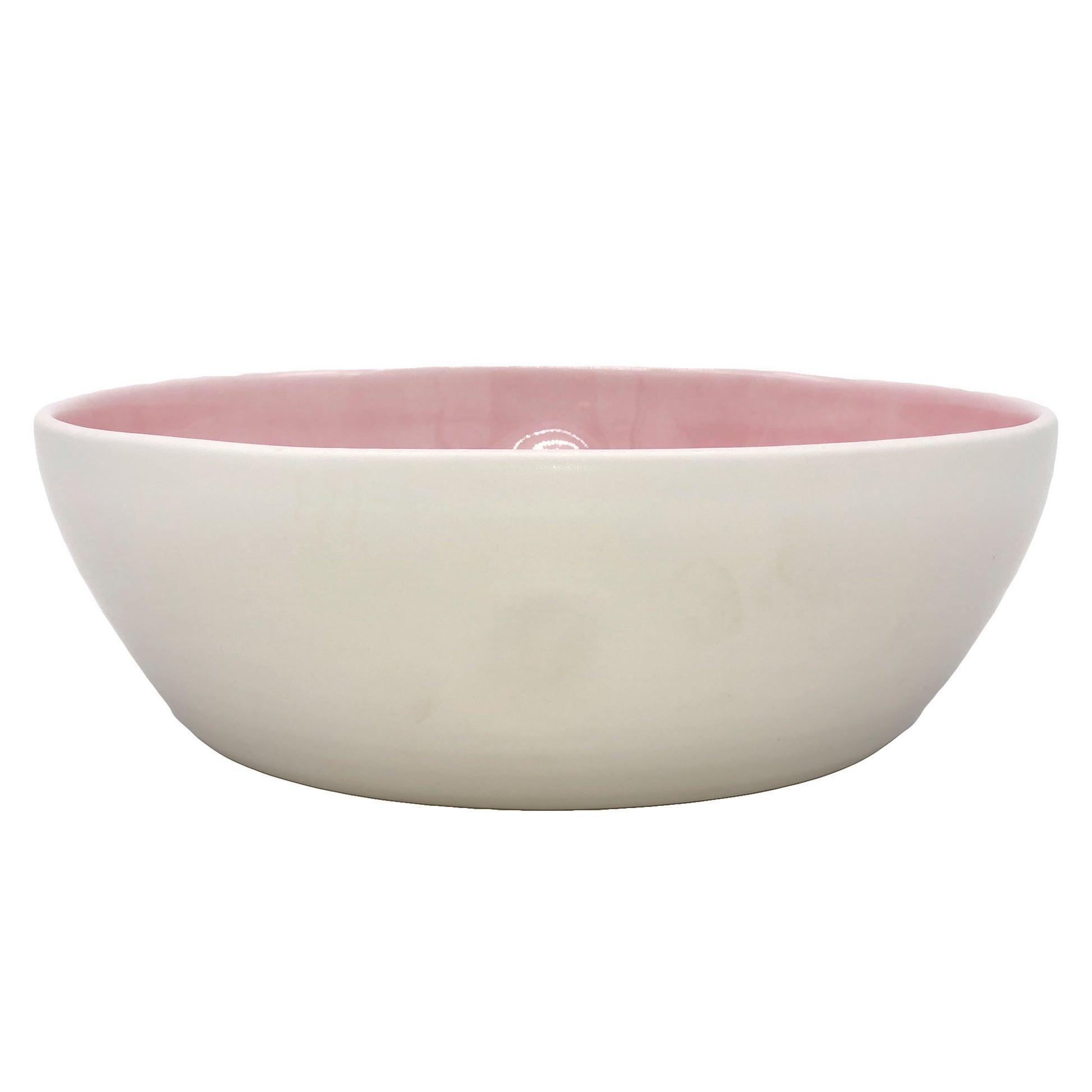 Pinch Large Salad Serving Bowl in Pink Canvas Home $30-$50, Bowls, canvas home, contemporary dinnerware, dinnerware, dinnerware sets, dish sets, handmade, Medium, mikasa dinnerware, new, Pinch, Pink, Serving Bowls