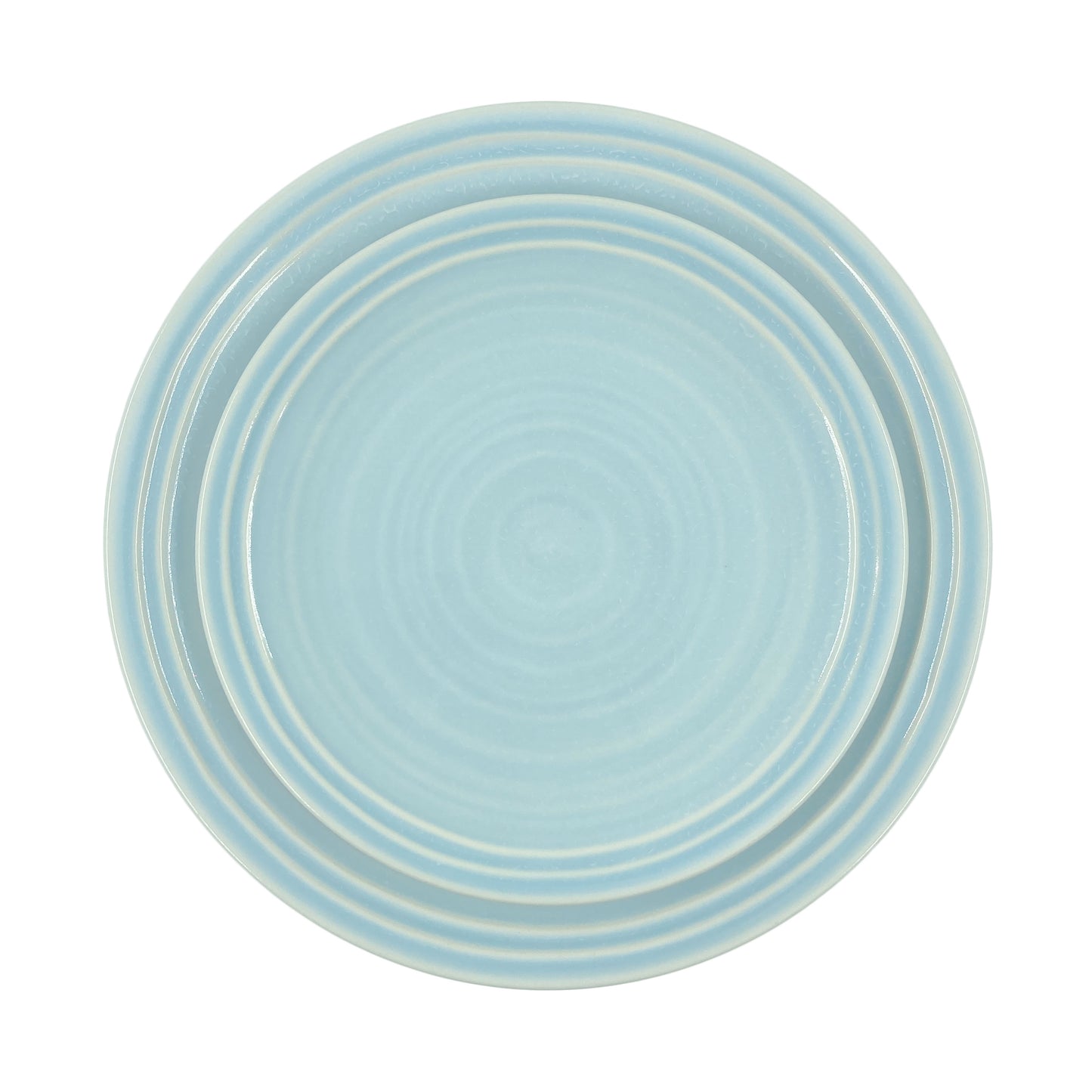 Lines Blue Stoneware 16 Piece Dinnerware Set, Service For 4 Canvas Home Blue, Blue Stoneware, Lines, Stoneware, Stoneware Dinnerware, White, White & Blue