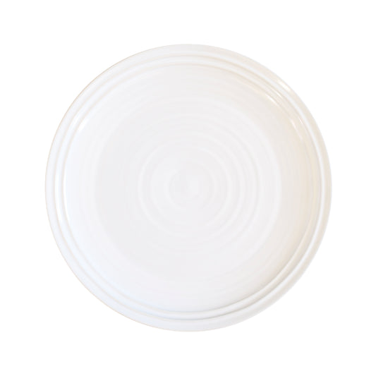 Lines White Stoneware Dinner Plate, Set of 4 Canvas Home Lines, Stoneware, Stoneware Dinner Plate, White, White Stoneware