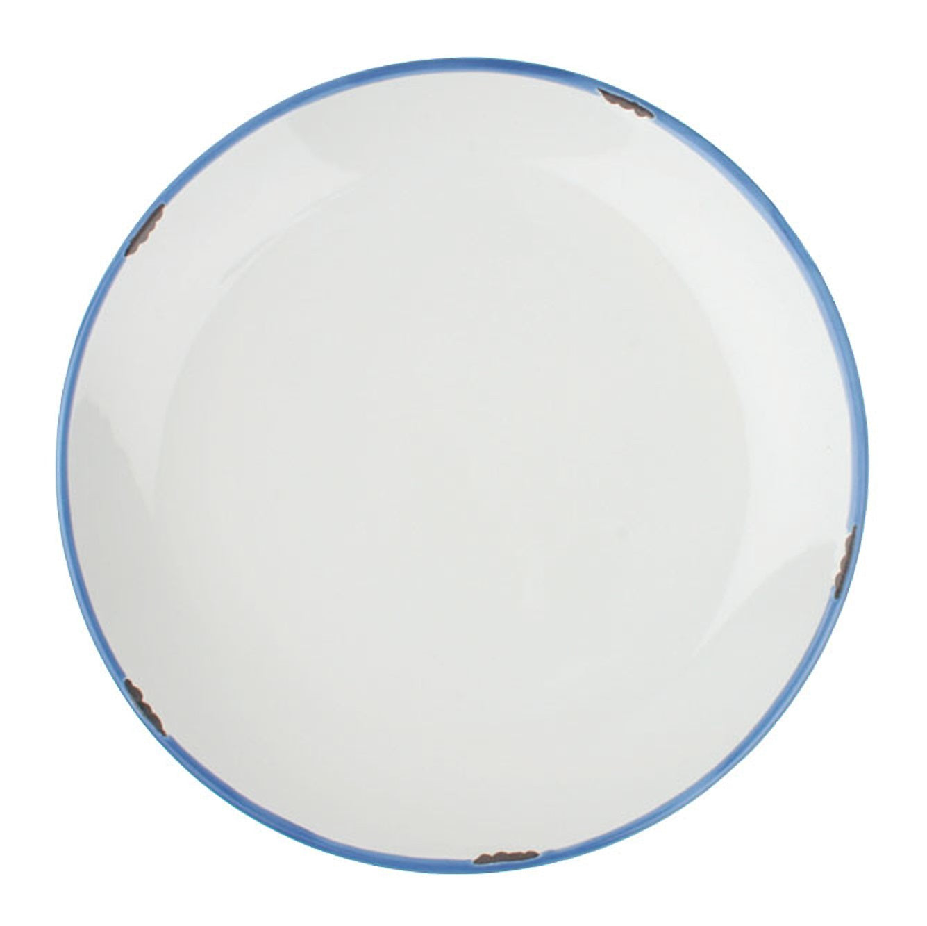 Tinware Dinner Plate in White - Set of 4 Canvas Home "contemporary dinnerware", $10-$20, canvas home, Plates, related-tinware-plates, Tinware Collection, White