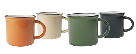 Tinware Mug Gift Set - Fall Canvas Home "contemporary dinnerware", $30-$50, canvas home, Coffee + Tea, Enamel, Mugs + Cups, related-tinware-mug, Tinware Collection