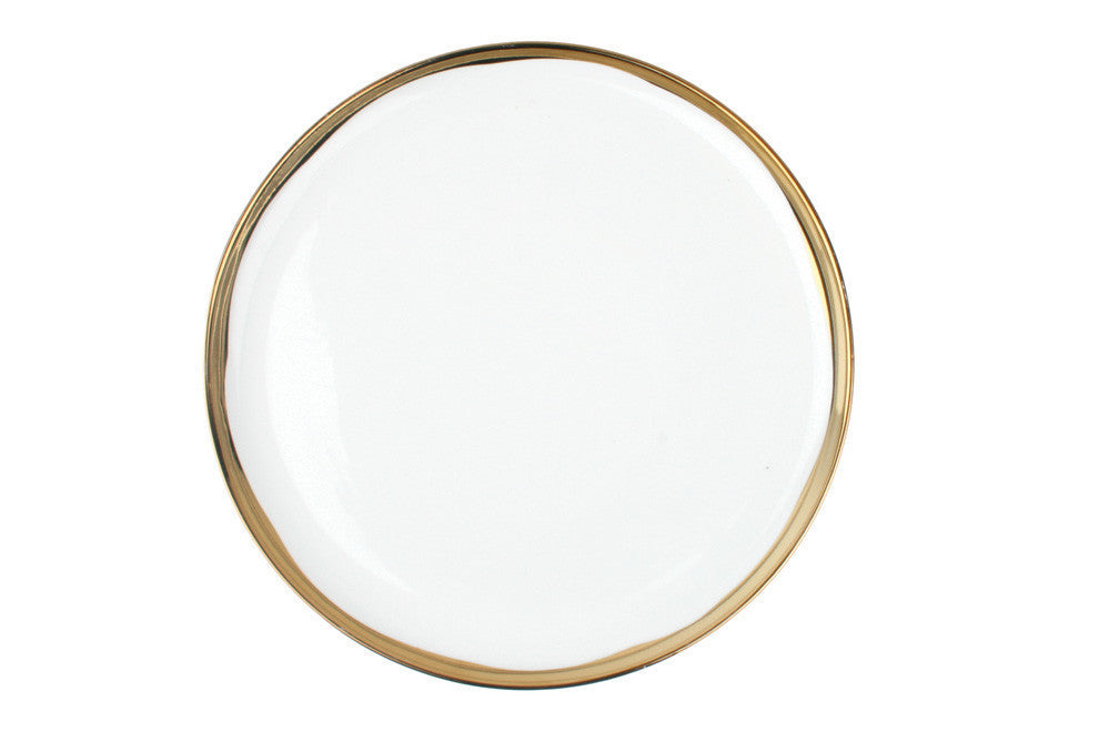 Dauville Gold Metallic Porcelain Dinner Plate, Set of 4 Canvas Home Dauville, Dauville Collection, Dauville Dinner Plate, Dauville Gold Dinner Plate, Dauville Gold Metallic, Dauville Gold Metallic Porcelain Dinner Plate, Dinner Plates, Gold, Gold Accent, Gold Dinner Plate, Gold Metallic Accent, Gold Rim, Plates, Porcelain, Porcelain Dinner Plate, White, White & Gold