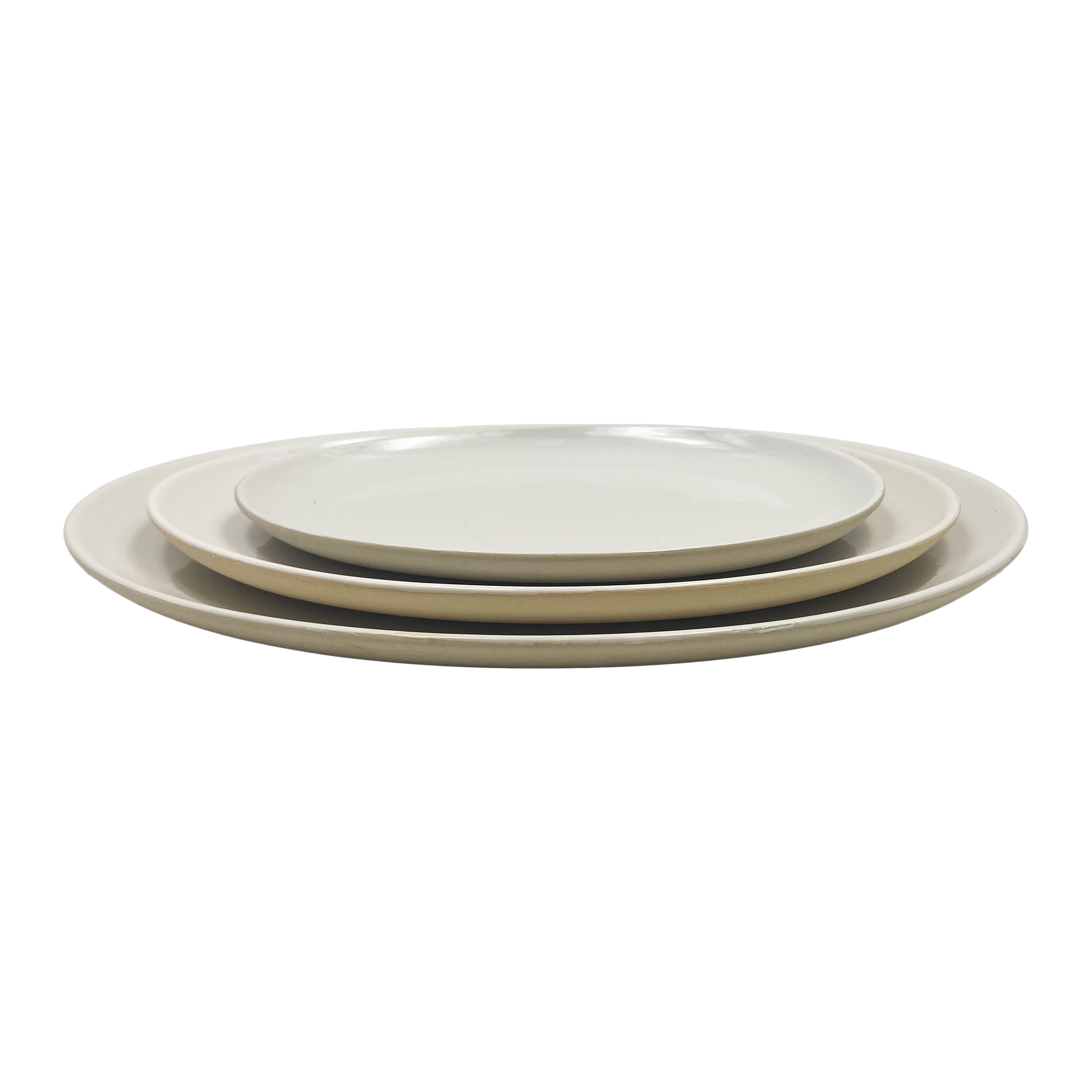 Shell Bisque White Porcelain Oval Serving Platter, Set of 2 Canvas Home Casual Dinnerware, Platter, Porcelain, Porcelain Dinnerware, Serving, Serving Platter, Serving Trays + Platters, Set of 2, Shell Bisque, Shell Bisque Collection, Shell Bisque Platter, Shell Bisque Serving Platter, Shell Bisque White, White