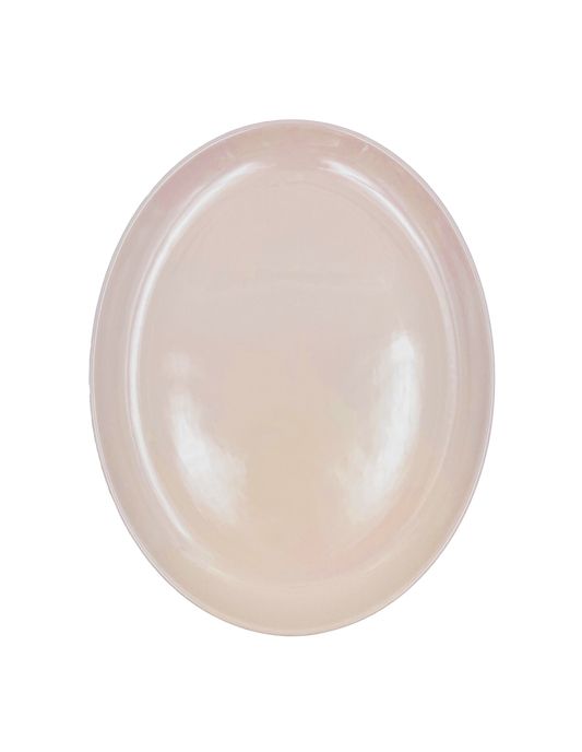 Shell Bisque Soft Pink Porcelain Oval Serving Platter, Set of 2 Canvas Home Casual Dinnerware, Pink, Platter, Porcelain, Porcelain Dinnerware, Serving, Serving Platter, Serving Trays + Platters, Set of 2, Shell Bisque, Shell Bisque Collection, Shell Bisque Pink, Shell Bisque Platter, Shell Bisque Serving Platter, Soft Pink