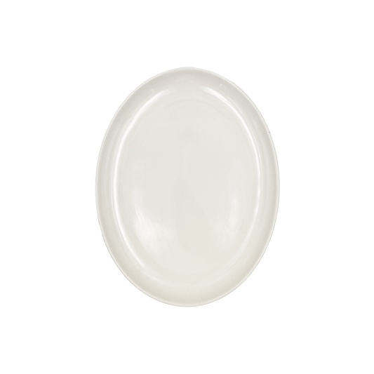 Shell Bisque White Porcelain Oval Serving Platter, Set of 2 Canvas Home Casual Dinnerware, Platter, Porcelain, Porcelain Dinnerware, Serving, Serving Platter, Serving Trays + Platters, Set of 2, Shell Bisque, Shell Bisque Collection, Shell Bisque Platter, Shell Bisque Serving Platter, Shell Bisque White, White