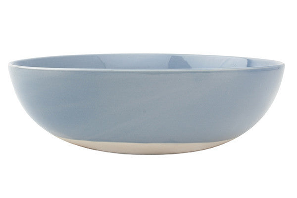 Shell Bisque Blue Porcelain Round Serving Bowl Canvas Home Blue, Casual Dinnerware, Fruit Bowl, Handmade Serving Bowl, Salad Bowl, Serving Bowl, Serving Bowls, Shell Bisque, Shell Bisque Blue, Shell Bisque Collection, Shell Bisque Serving Bowl