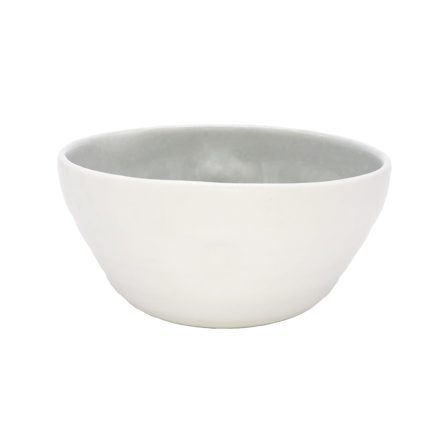 Pinch Cereal Bowl in Grey - Set of 4 Canvas Home $10-$20, Bowls, canvas home, contemporary dinnerware, dinnerware, dinnerware sets, dish sets, handmade, Medium, mikasa dinnerware, new, Pinch, White