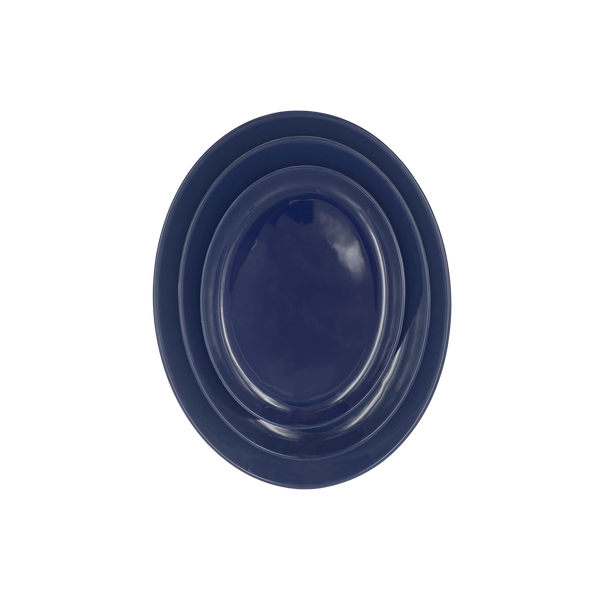 Shell Bisque Indigo Porcelain Oval Salad Plate, Set of 4 Canvas Home Casual Dinnerware, Oval Plate, Oval Salad Plate, Plates, Porcelain, Porcelain Dinnerware, Salad Plate, Set of 4, Shell Bisque, Shell Bisque Collection, Shell Bisque Indigo, Shell Bisque Oval Plate, Shell Bisque Oval Plate Set, Shell Bisque Oval Salad Plate, Shell Bisque Salad Plate, Shell Bisque Salad Plate Set