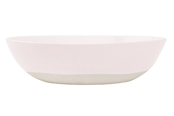 Shell Bisque Soft Pink Porcelain Round Serving Bowl Canvas Home Bowls, Casual Dinnerware, Fruit Bowl, Handmade Serving Bowl, Pink, Salad Bowl, Serving Bowl, Serving Bowls, Shell Bisque, Shell Bisque Collection, Shell Bisque Pink, Shell Bisque Serving Bowl, Soft Pink